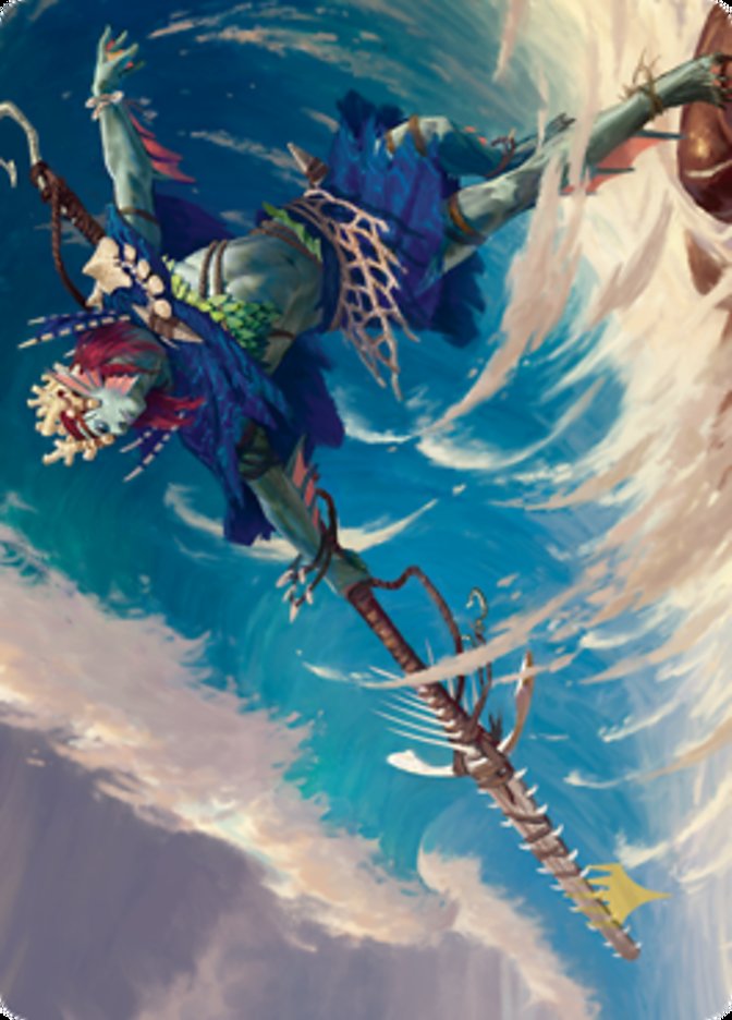 Tazeem Roilmage Art Card (Gold-Stamped Signature) [Zendikar Rising Art Series] | L.A. Mood Comics and Games