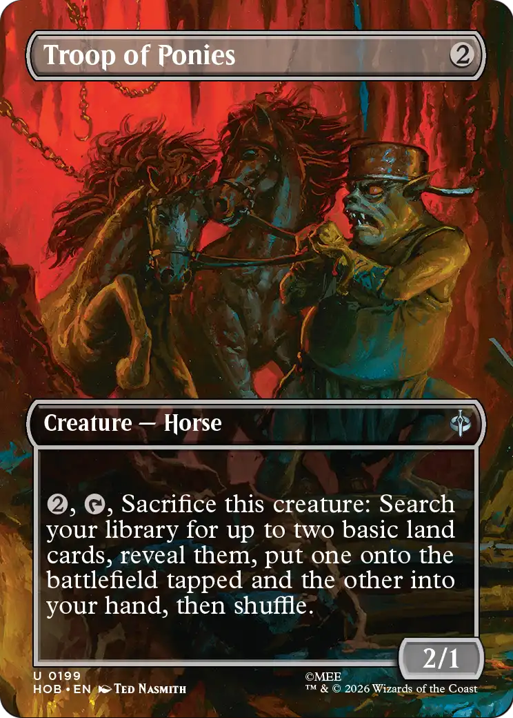 Troop of Ponies (Borderless) [The Hobbit] | L.A. Mood Comics and Games