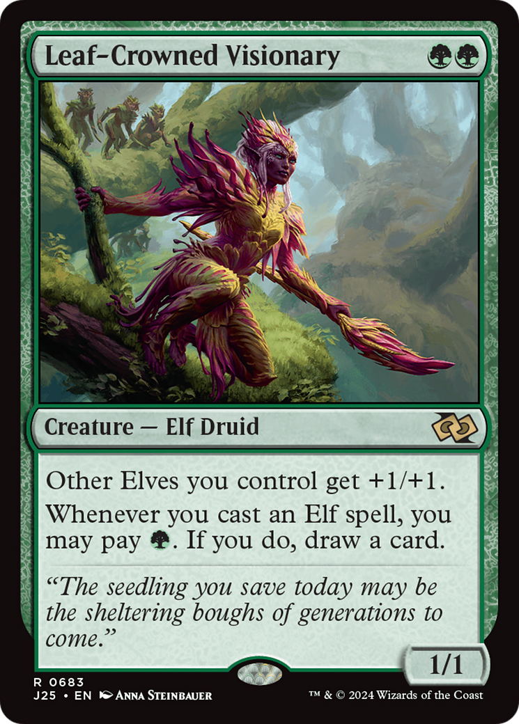 Leaf-Crowned Visionary [Foundations Jumpstart] | L.A. Mood Comics and Games