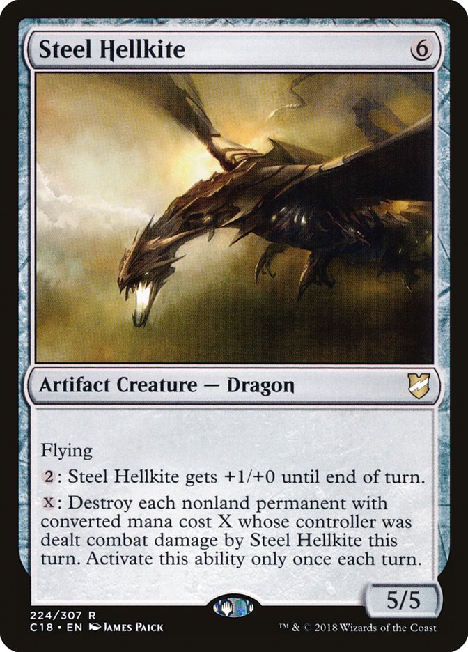 Steel Hellkite [Commander 2018] | L.A. Mood Comics and Games