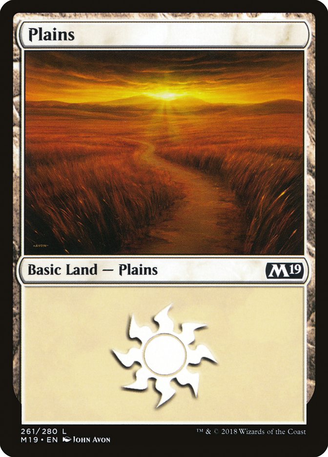 Plains (261) [Core Set 2019] | L.A. Mood Comics and Games