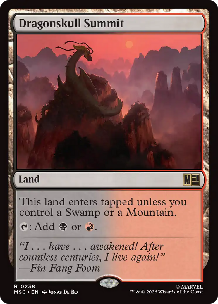 Dragonskull Summit [Marvel Super Heroes Commander] | L.A. Mood Comics and Games