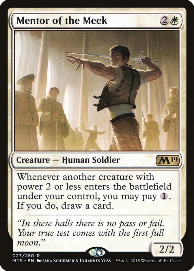 Mentor of the Meek [Core Set 2019] | L.A. Mood Comics and Games