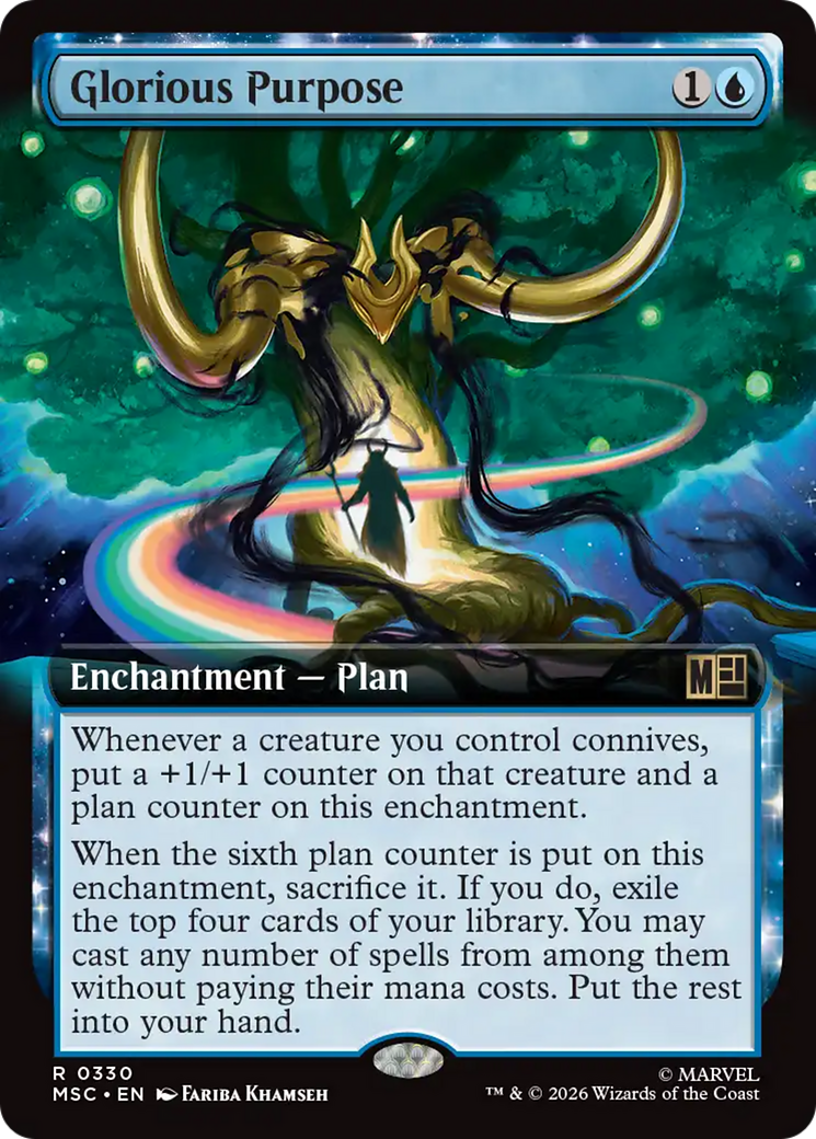 Glorious Purpose (Extended Art) [Marvel Super Heroes Commander] | L.A. Mood Comics and Games