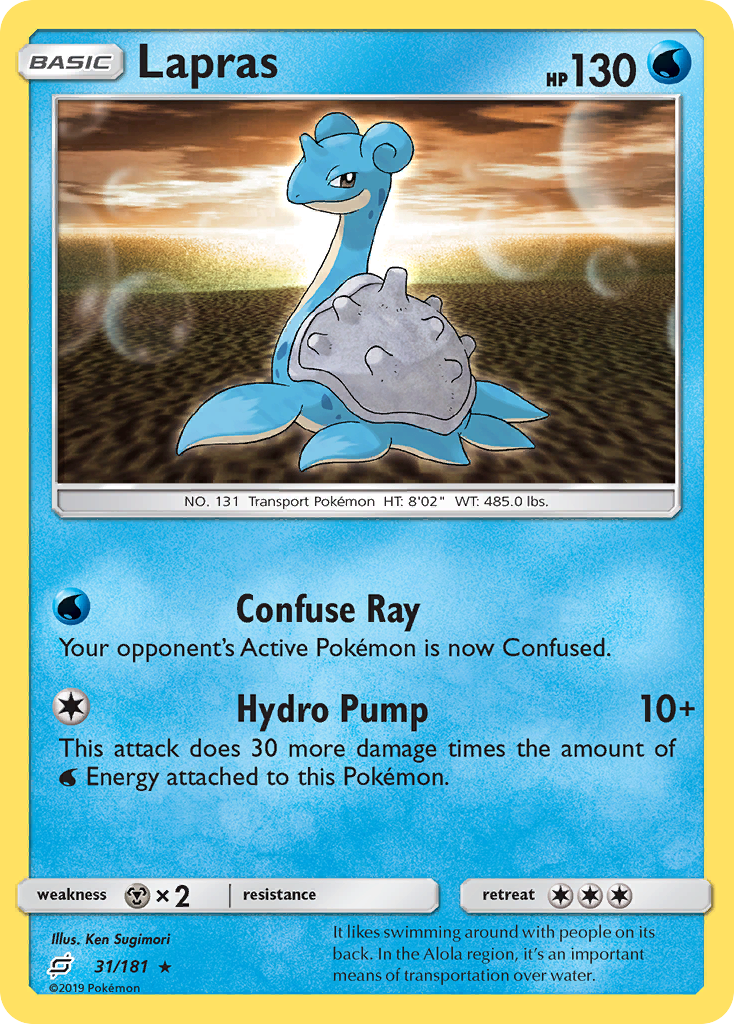 Lapras (31/181) [Sun & Moon: Team Up] | L.A. Mood Comics and Games