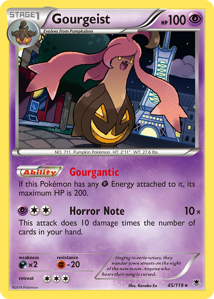 Gourgeist (45/119) [XY: Phantom Forces] | L.A. Mood Comics and Games