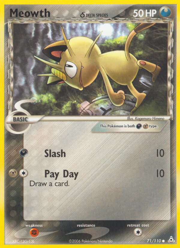 Meowth (71/110) (Delta Species) [EX: Holon Phantoms] | L.A. Mood Comics and Games