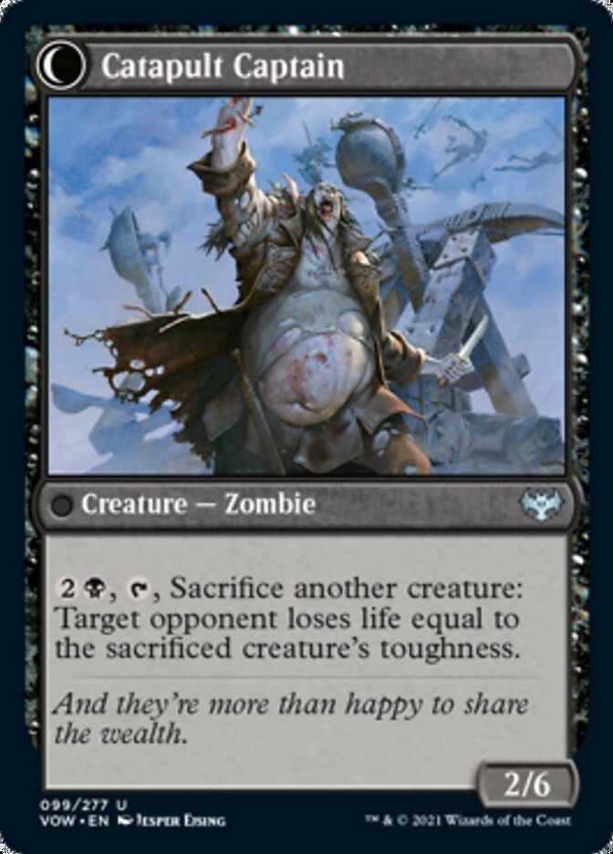 Catapult Fodder // Catapult Captain [Innistrad: Crimson Vow] | L.A. Mood Comics and Games