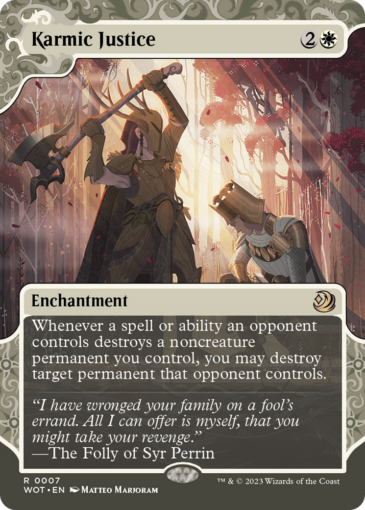 Karmic Justice [Wilds of Eldraine: Enchanting Tales] | L.A. Mood Comics and Games