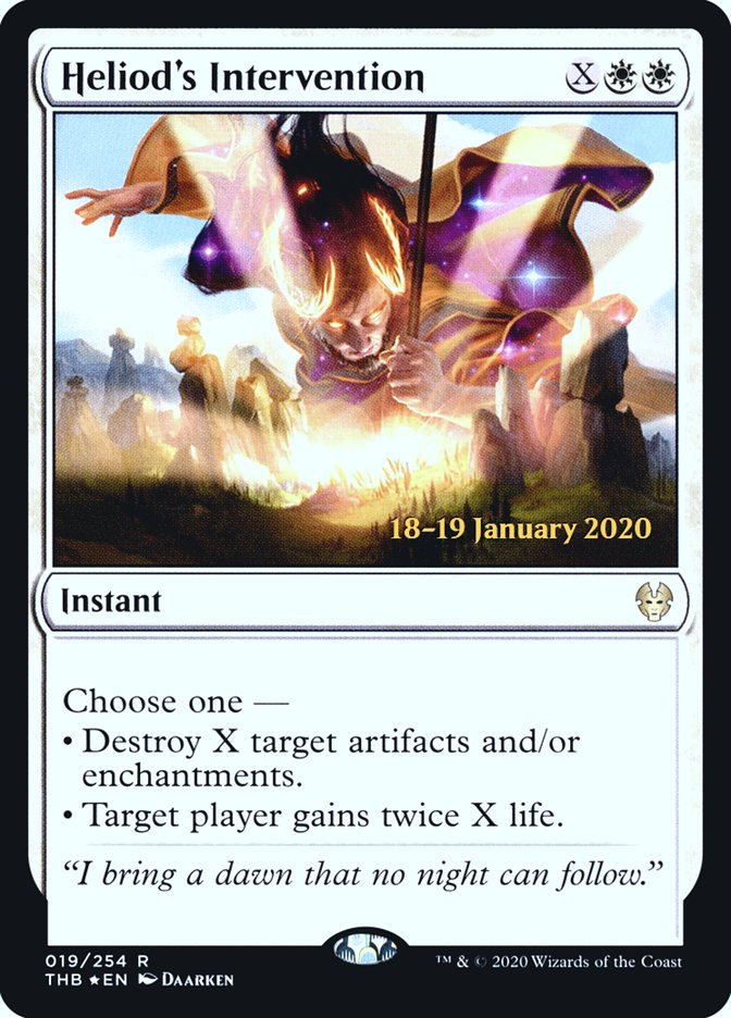 Heliod's Intervention [Theros Beyond Death Prerelease Promos] | L.A. Mood Comics and Games
