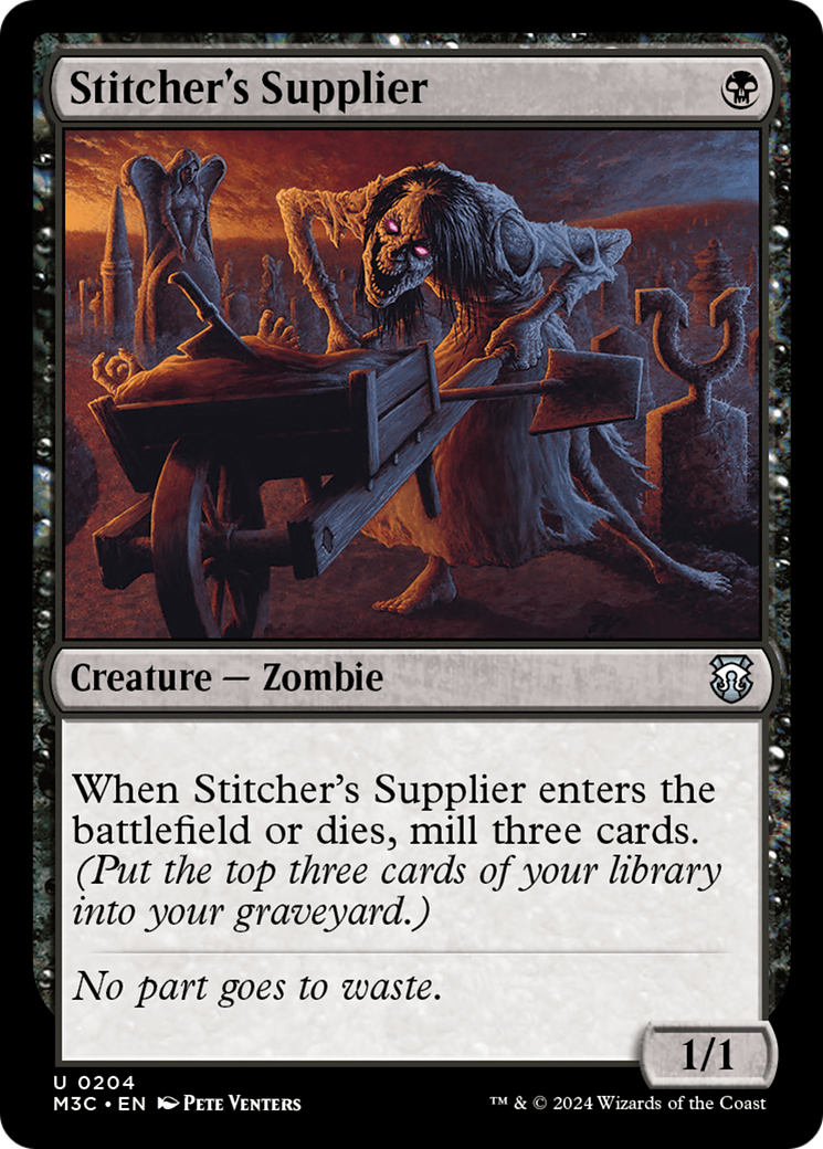 Stitcher's Supplier (Ripple Foil) [Modern Horizons 3 Commander] | L.A. Mood Comics and Games
