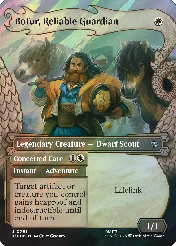 Bofur, Reliable Guardian (Showcase) (Surge Foil) [The Hobbit] | L.A. Mood Comics and Games