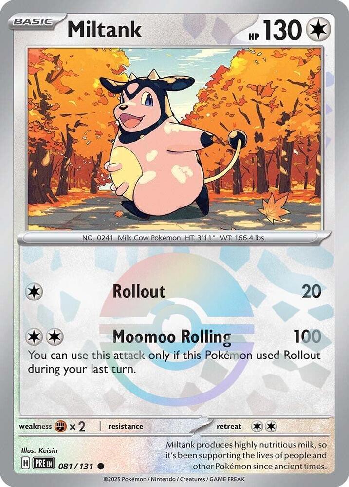 Miltank (081/131) (Poke Ball Pattern) [Scarlet & Violet: Prismatic Evolutions] | L.A. Mood Comics and Games