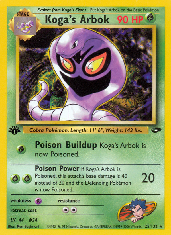Koga's Arbok (25/132) [Gym Challenge 1st Edition] | L.A. Mood Comics and Games