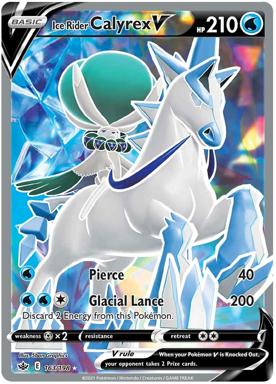 Ice Rider Calyrex V (163/198) [Sword & Shield: Chilling Reign] | L.A. Mood Comics and Games