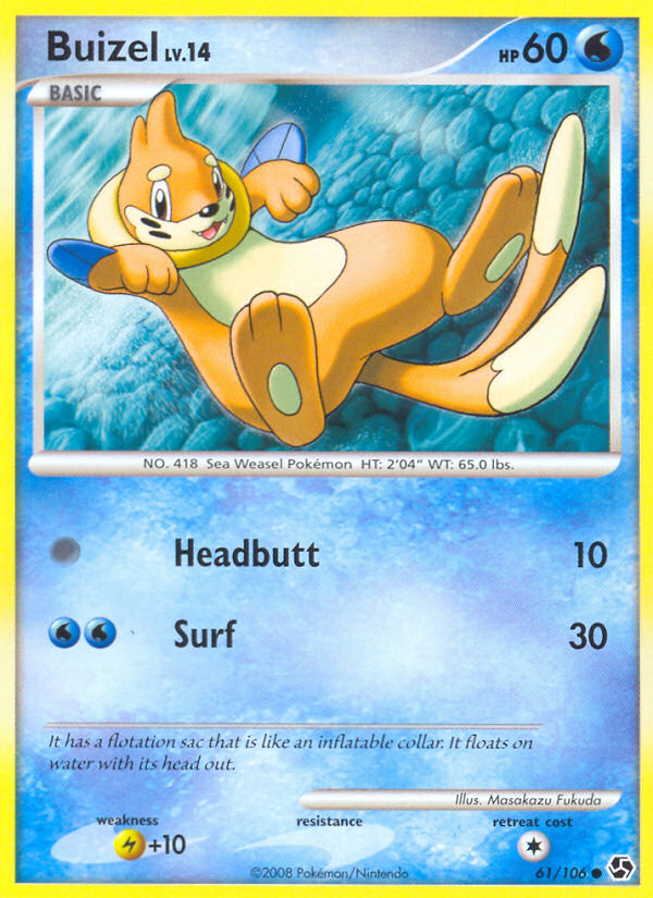 Buizel (61/106) [Diamond & Pearl: Great Encounters] | L.A. Mood Comics and Games
