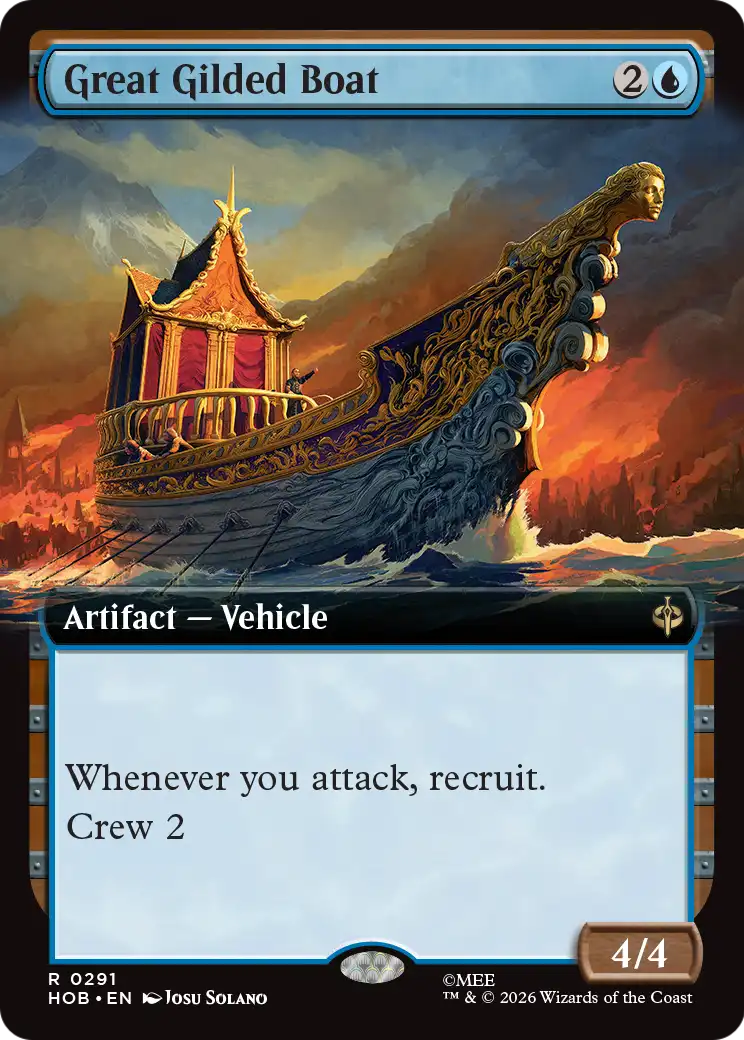 Great Gilded Boat (Extended Art) [The Hobbit] | L.A. Mood Comics and Games