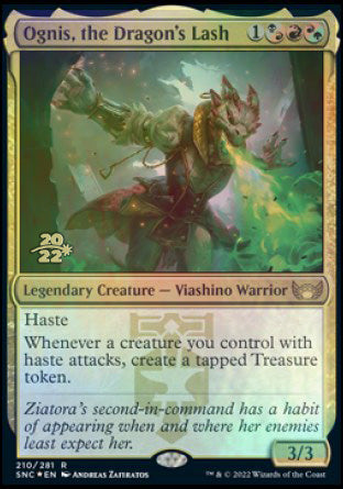 Ognis, the Dragon's Lash [Streets of New Capenna Prerelease Promos] | L.A. Mood Comics and Games
