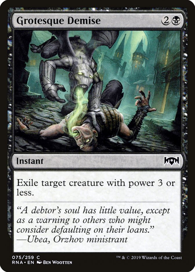 Grotesque Demise [Ravnica Allegiance] | L.A. Mood Comics and Games