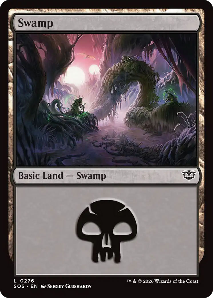Swamp (0276) [Secrets of Strixhaven] | L.A. Mood Comics and Games
