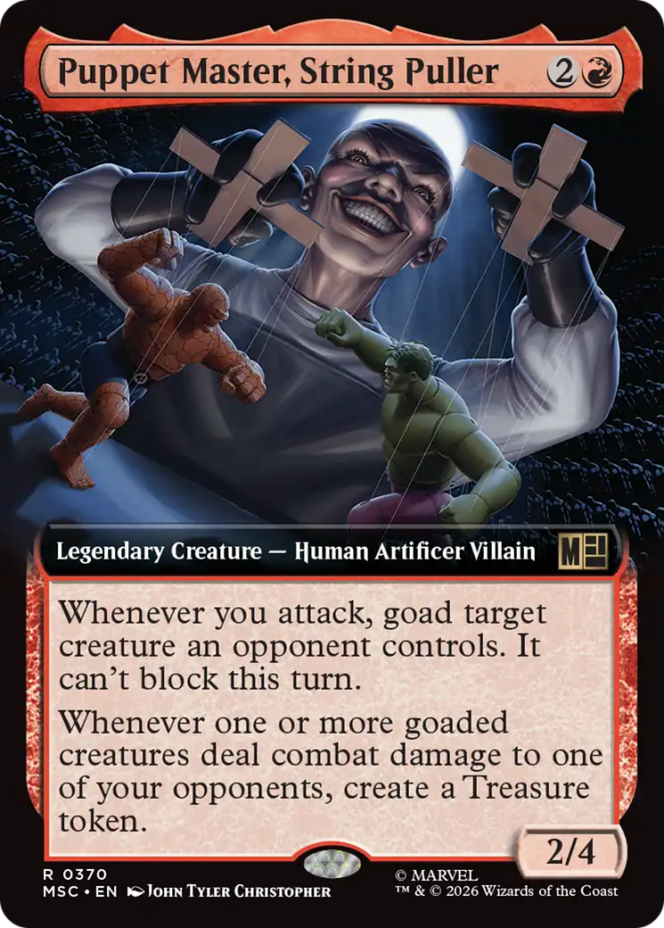 Puppet Master, String Puller (Extended Art) [Marvel Super Heroes Commander] | L.A. Mood Comics and Games