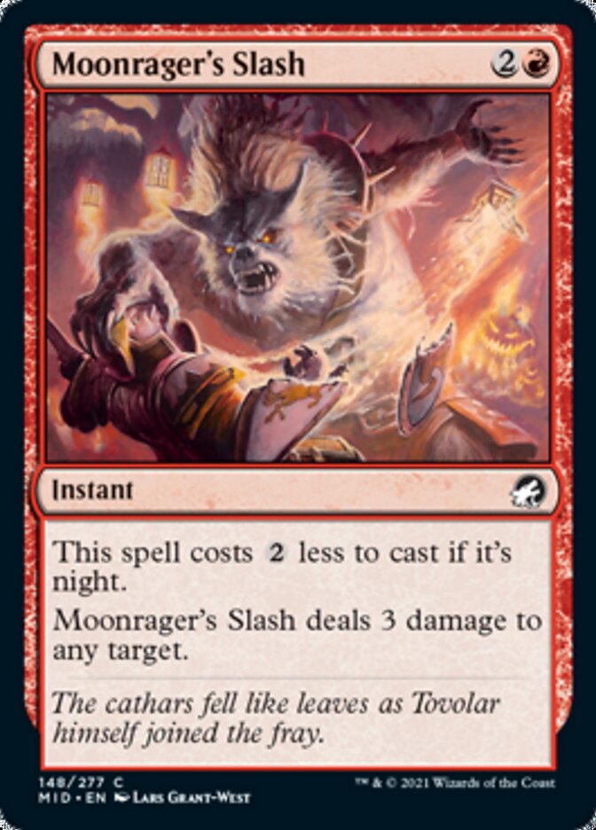 Moonrager's Slash [Innistrad: Midnight Hunt] | L.A. Mood Comics and Games