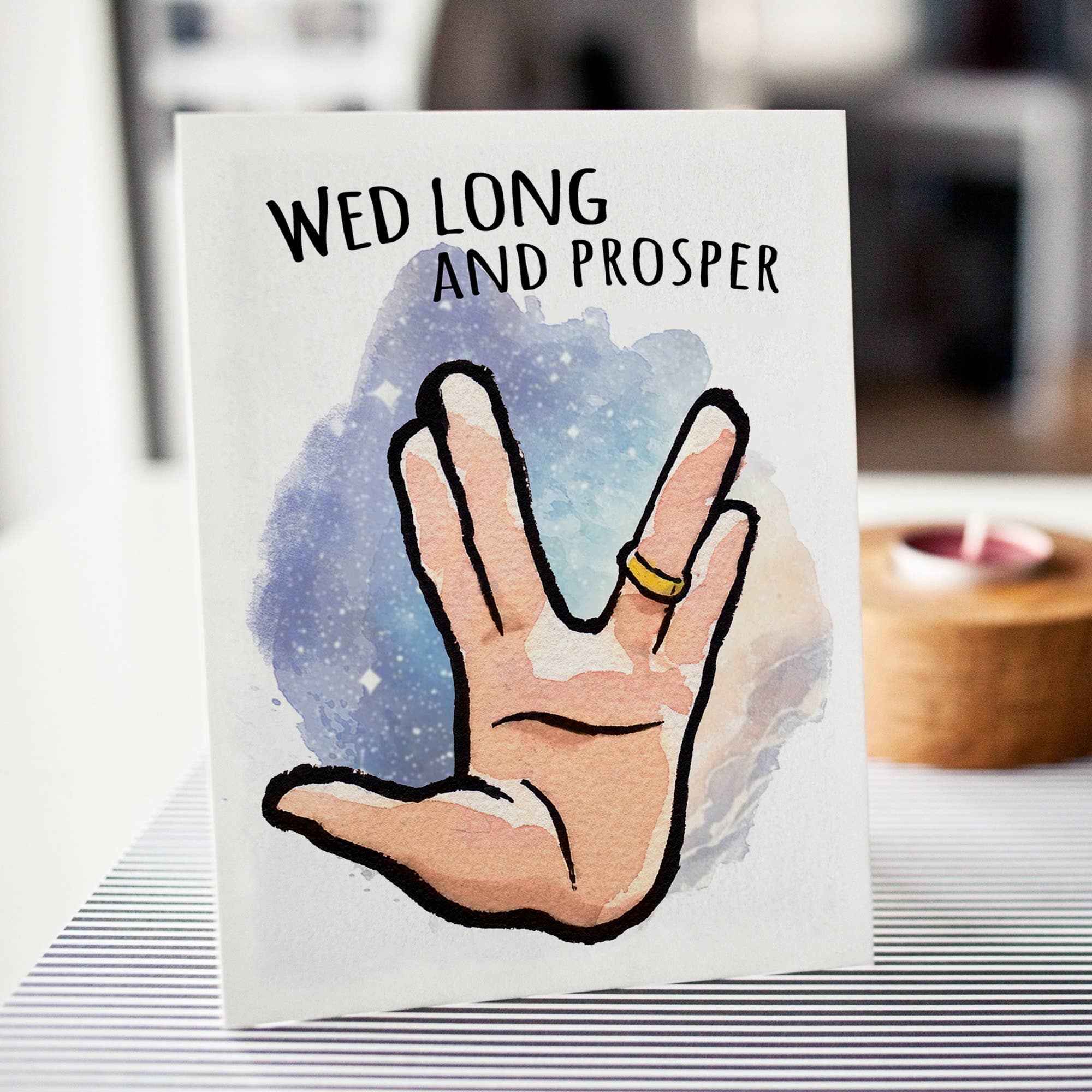 "Wed Long and Prosper" - Space Adventure Wedding Engagement | L.A. Mood Comics and Games