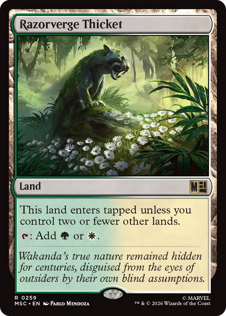 Razorverge Thicket [Marvel Super Heroes Commander] | L.A. Mood Comics and Games