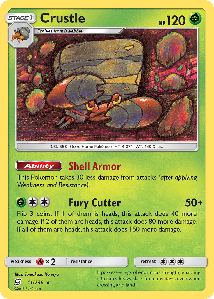 Crustle (11/236) [Sun & Moon: Unified Minds] | L.A. Mood Comics and Games