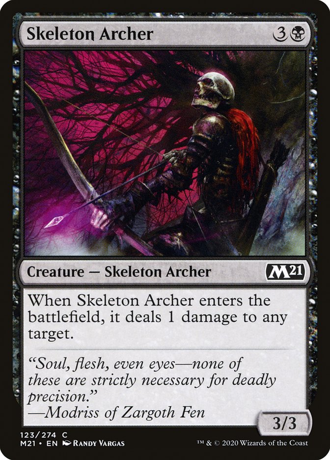 Skeleton Archer [Core Set 2021] | L.A. Mood Comics and Games