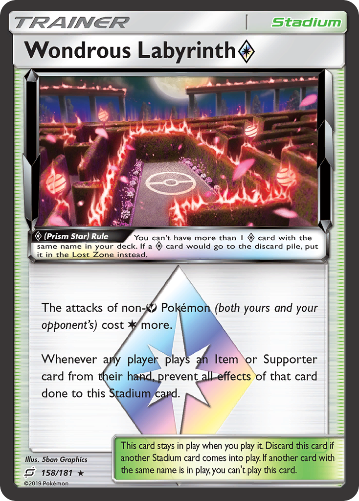 Wondrous Labyrinth (158/181) (Prism Star) [Sun & Moon: Team Up] | L.A. Mood Comics and Games
