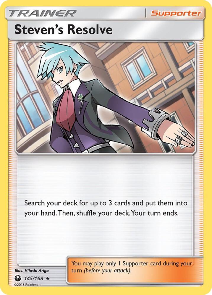 Steven's Resolve (145/168) [Sun & Moon: Celestial Storm] | L.A. Mood Comics and Games