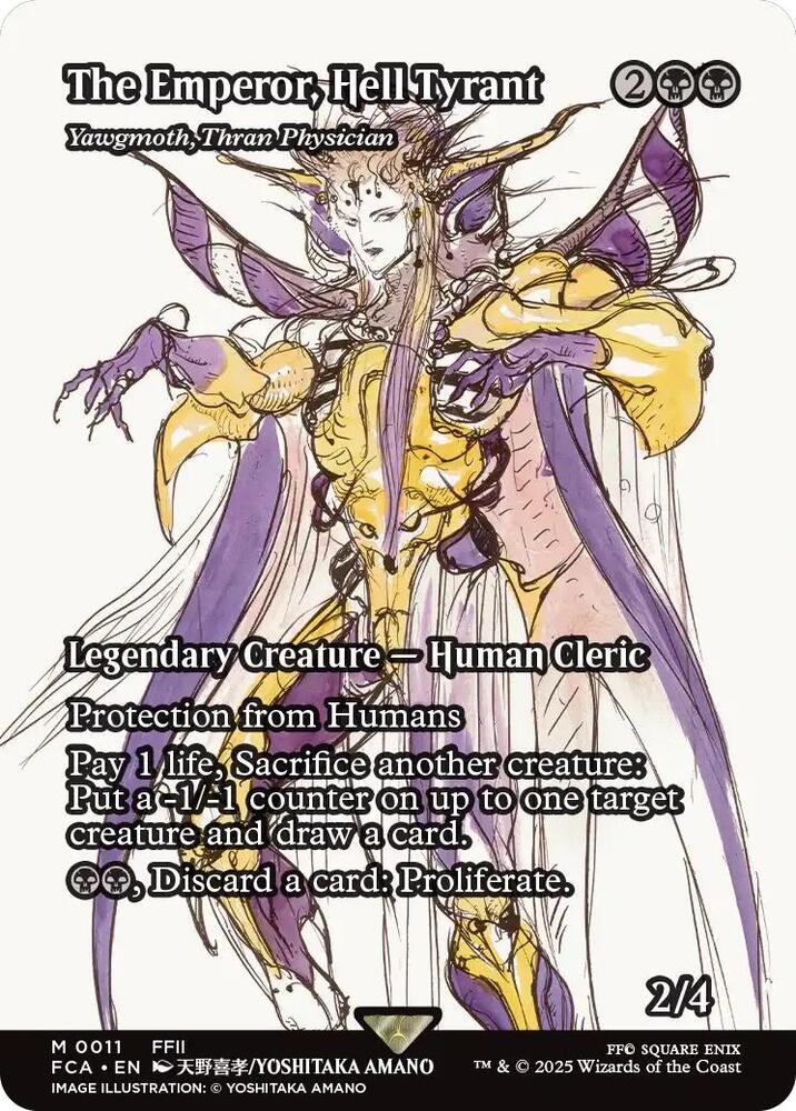 The Emperor, Hell Tyrant - Yawgmoth, Thran Physician (Showcase) [FINAL FANTASY : Through the Ages] | L.A. Mood Comics and Games