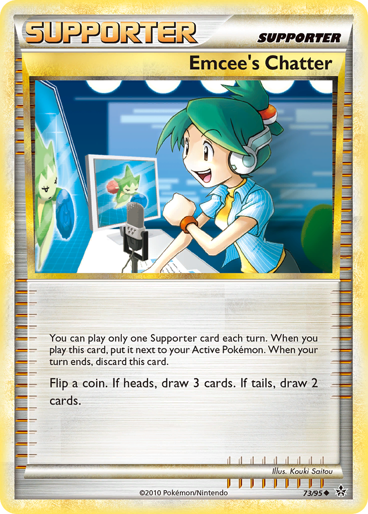 Emcee's Chatter (73/95) [HeartGold & SoulSilver: Unleashed] | L.A. Mood Comics and Games