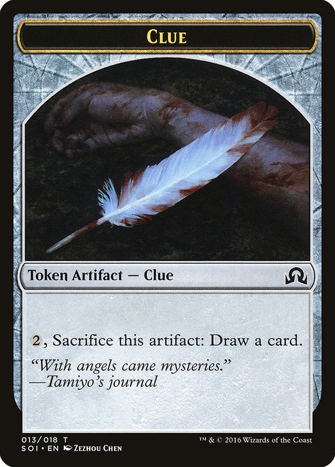 Clue Token (013/018) [Shadows over Innistrad Tokens] | L.A. Mood Comics and Games