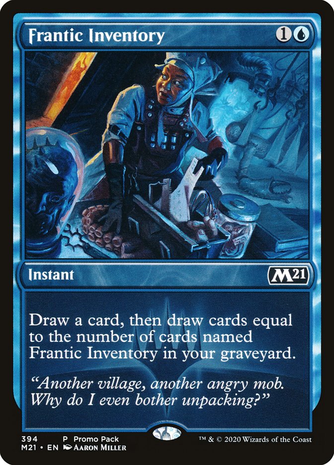Frantic Inventory (Promo Pack) [Core Set 2021 Promos] | L.A. Mood Comics and Games