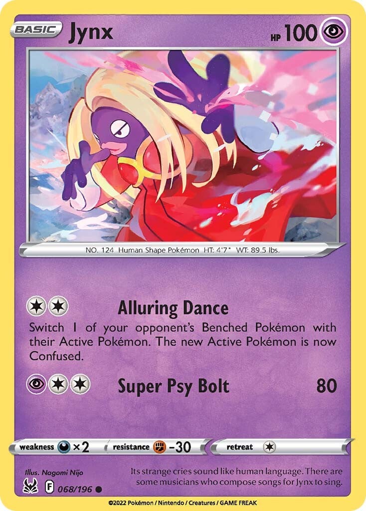Jynx (068/196) [Sword & Shield: Lost Origin] | L.A. Mood Comics and Games