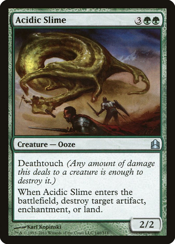 Acidic Slime [Commander 2011] | L.A. Mood Comics and Games