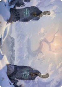 Snow-Covered Plains (276) Art Card [Kaldheim Art Series] | L.A. Mood Comics and Games