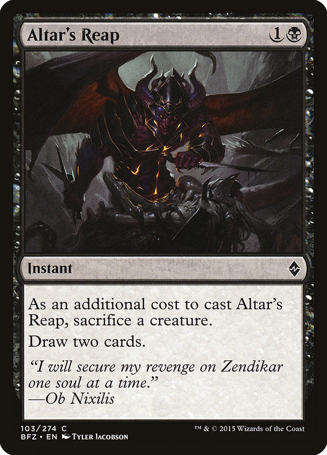 Altar's Reap [Battle for Zendikar] | L.A. Mood Comics and Games