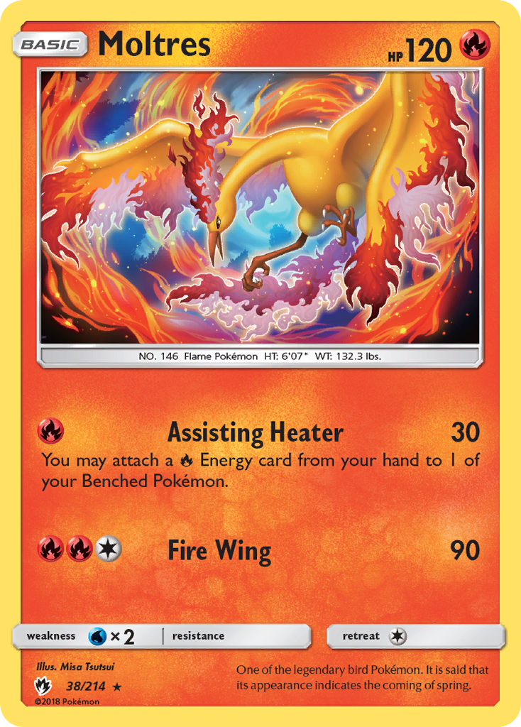 Moltres (38/214) [Sun & Moon: Lost Thunder] | L.A. Mood Comics and Games