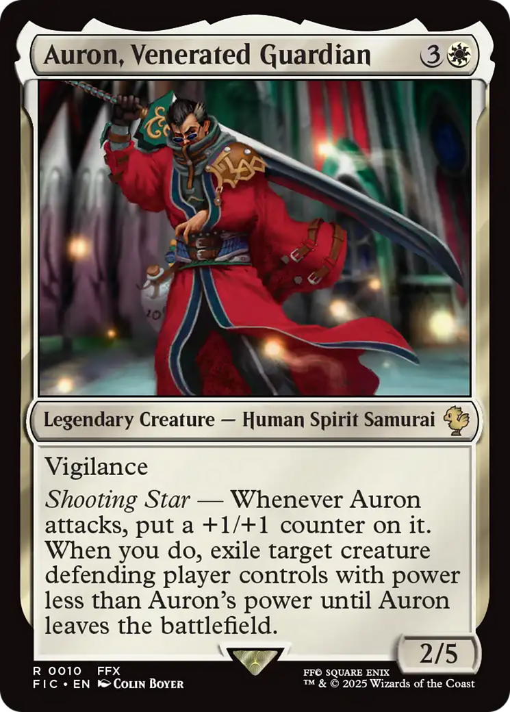 Auron, Venerated Guardian [FINAL FANTASY Commander] | L.A. Mood Comics and Games