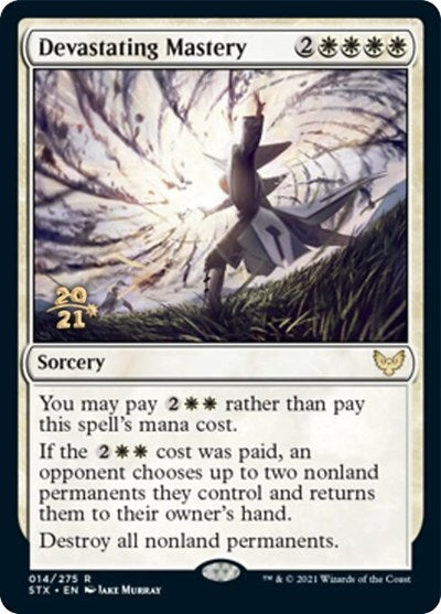 Devastating Mastery [Strixhaven: School of Mages Prerelease Promos] | L.A. Mood Comics and Games