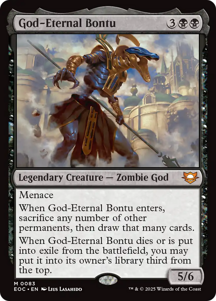 God-Eternal Bontu [Edge of Eternities Commander] | L.A. Mood Comics and Games