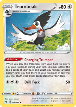 Trumbeak (144/185) [Sword & Shield: Vivid Voltage] | L.A. Mood Comics and Games