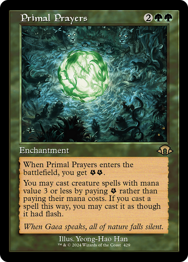 Primal Prayers (Retro) [Modern Horizons 3] | L.A. Mood Comics and Games