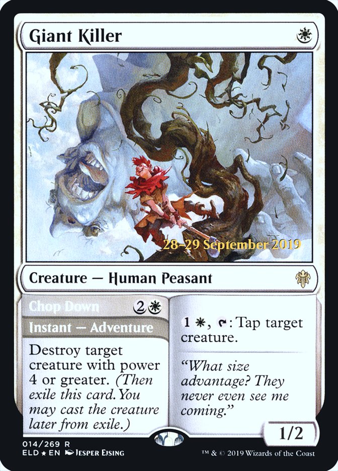 Giant Killer // Chop Down [Throne of Eldraine Prerelease Promos] | L.A. Mood Comics and Games
