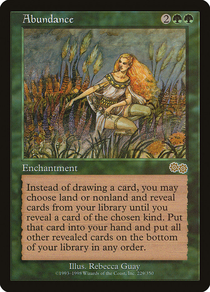 Abundance [Urza's Saga] | L.A. Mood Comics and Games