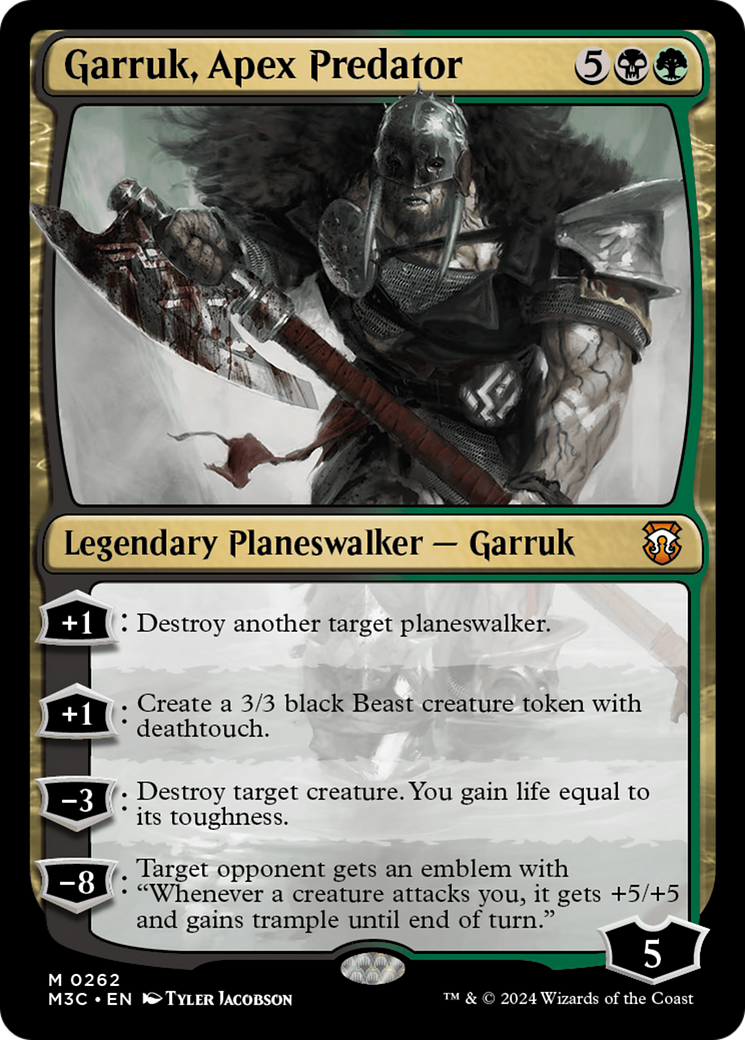 Garruk, Apex Predator (Ripple Foil) [Modern Horizons 3 Commander] | L.A. Mood Comics and Games