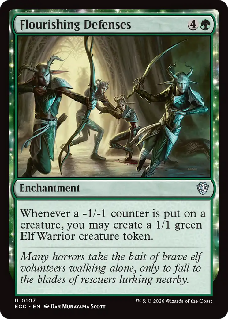 Flourishing Defenses [Lorwyn Eclipsed Commander] | L.A. Mood Comics and Games